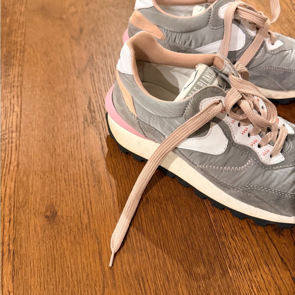 Voile Blanche Gray and Pink Women's Sneakers - Picture 4 of 11